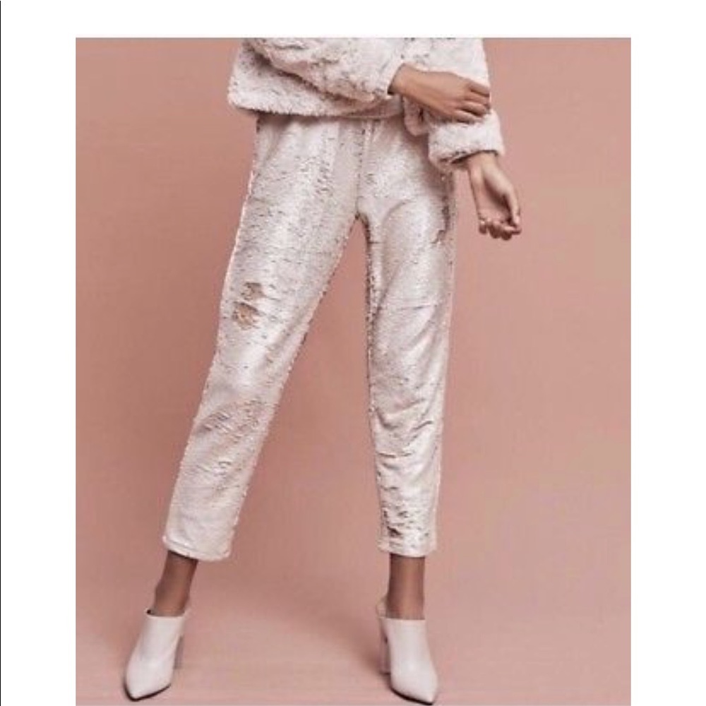 NWOT sequin Hei Hei joggers